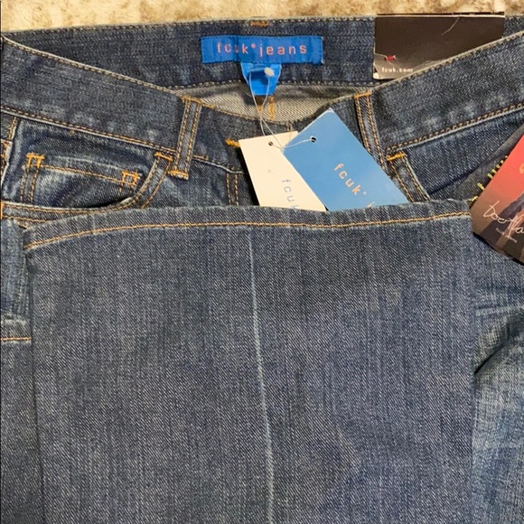 fcuk jeans NWT Bootflare 42 Dark Contrast - Picture 3 of 7
